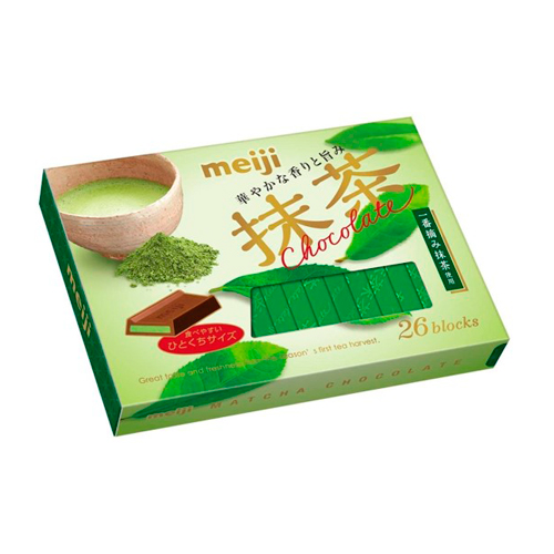 Шоколад с чаем Матча Meiji